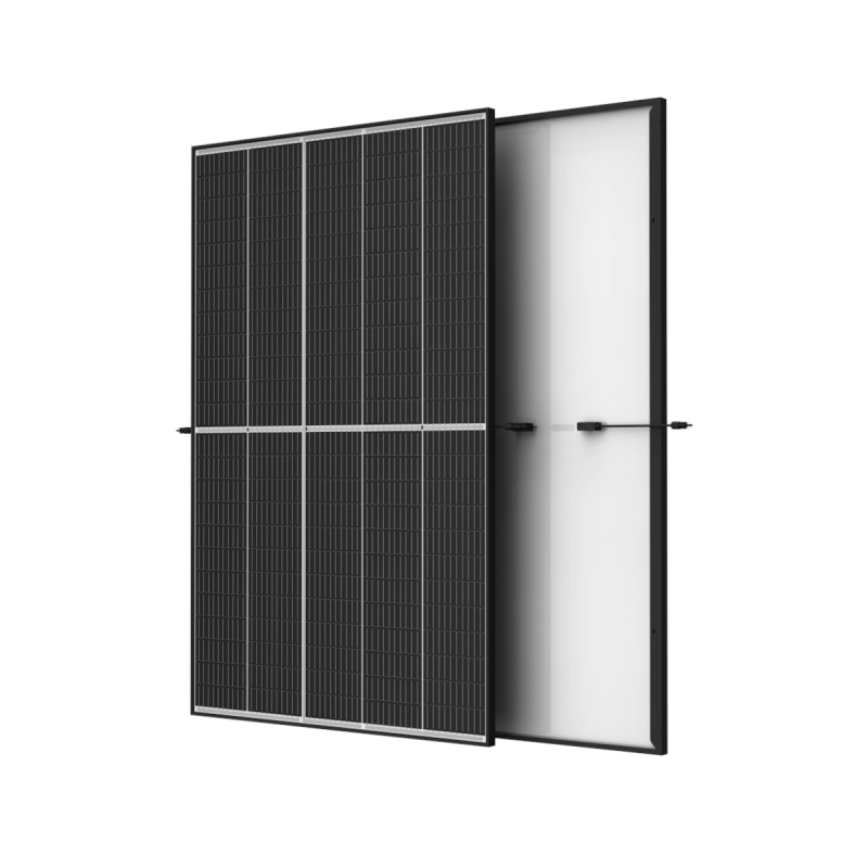 Trina Solar  Vertex-S+ Dual Glass Mono Solar Module - Black Frame/White Backsheet